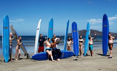 Surfing Lesson Tamarindo with Arenas Adventure